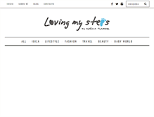 Tablet Screenshot of lovingmysteps.com